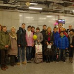 Besuch aus Moskau-Treffen im Flughafen