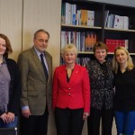 Besuch aus Moskau-Treffen mit dem Schulleiter